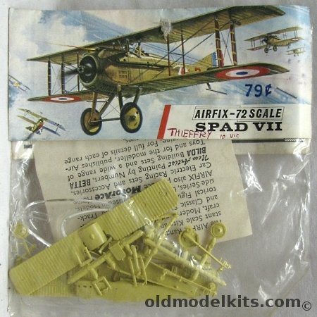Airfix 1/72 Spad S.VII - Guynemer 1917, 129 plastic model kit